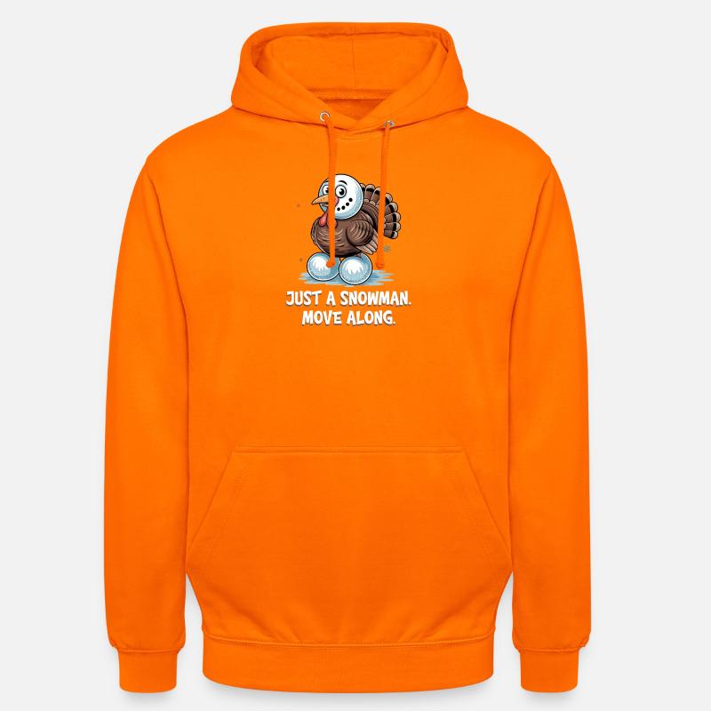 Pas de dinde pour le dîner - Sweat-shirt à capuche unisexe - orange