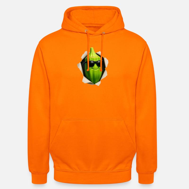 gombo - Sweat-shirt à capuche unisexe - orange