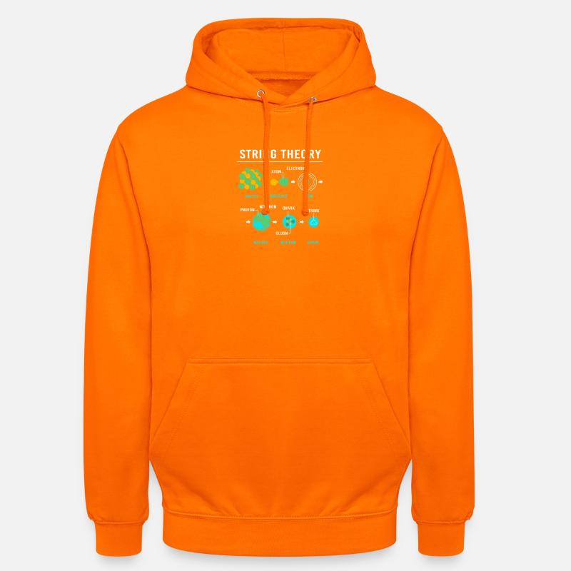 Quantenphysik Quanten Physik Quantensprung - Unisex Hoodie - Orange