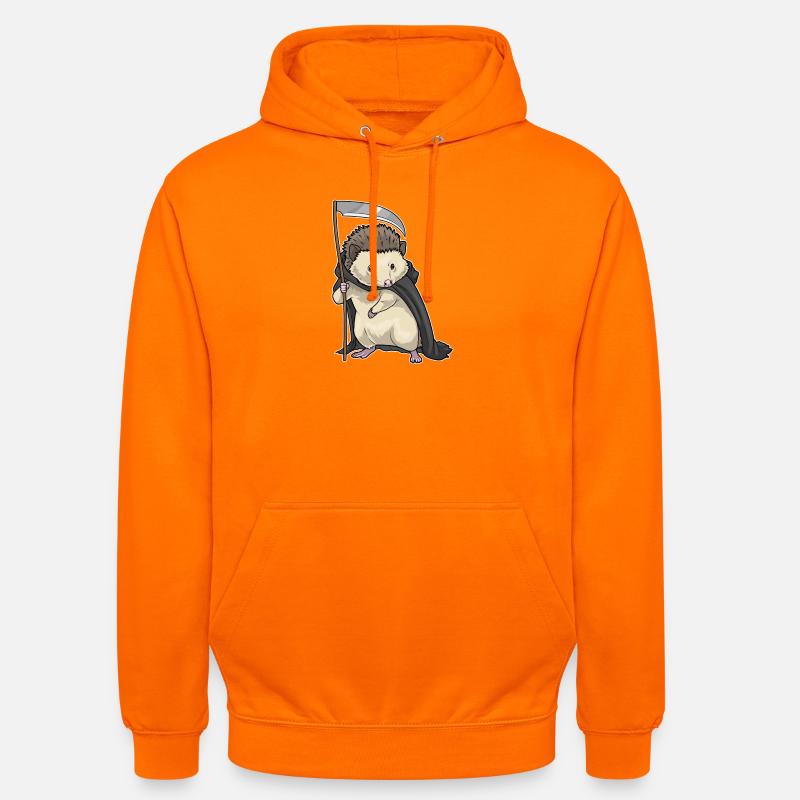 Igel Halloween Sensemann - Unisex Hoodie - Orange