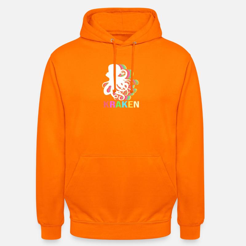 Octopus Octopus Octopus Octopus Octopus - Unisex Hoodie - orange