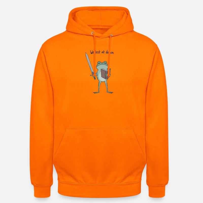 Dawn Duel Frog : Épée & Tome - Sweat-shirt à capuche unisexe - orange