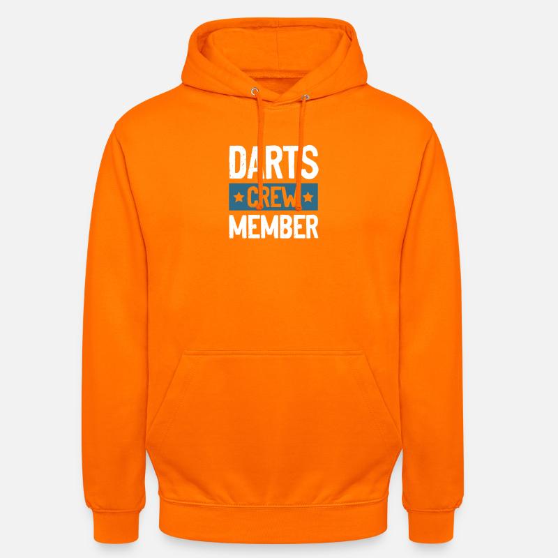 Équipe de fléchettes - Sweat-shirt à capuche unisexe - orange
