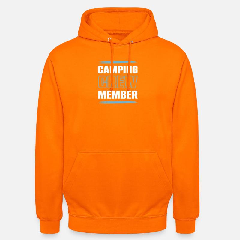 Équipe de camping - Sweat-shirt à capuche unisexe - orange