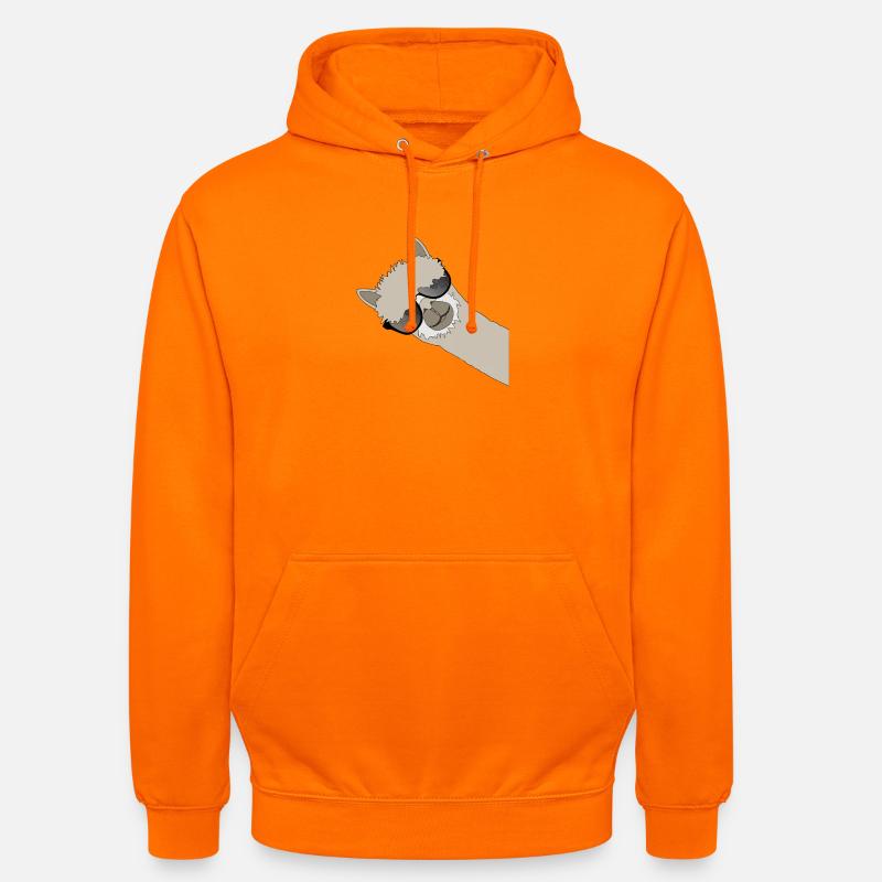 alpaga - Sweat-shirt à capuche unisexe - orange