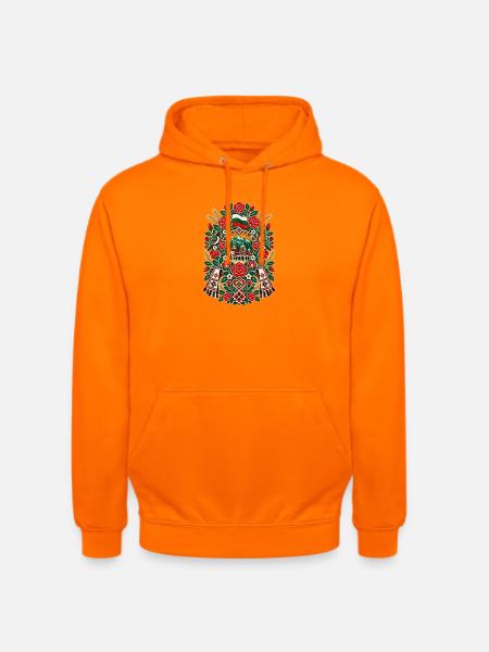Bulgarien | Rosen, Berge & Folklore - Unisex Hoodie - Orange