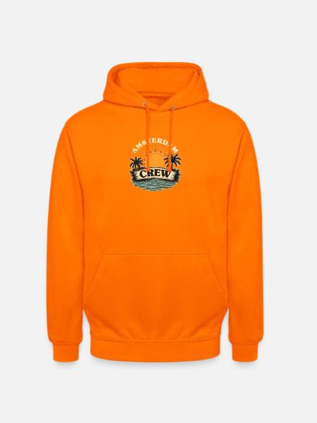 Amsterdam Crew - Unisex Hoodie - Orange