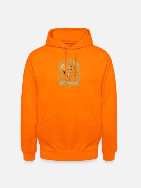 Froschritter im Burgdungeon - Unisex Hoodie - Orange