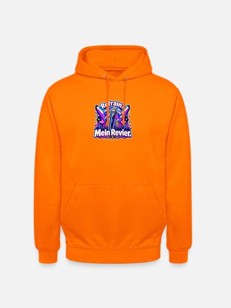 Schlager Karaoke Partysänger Schlagerfan - Unisex Hoodie - Orange