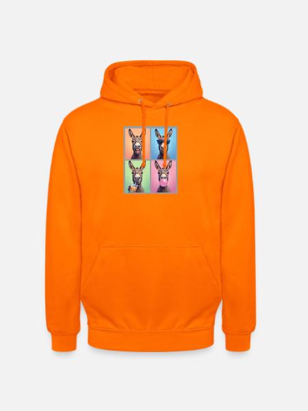 Donkey Esel - Unisex Hoodie - Orange