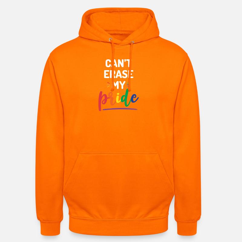 Impossible d’effacer ma fierté - Sweat-shirt à capuche unisexe - orange