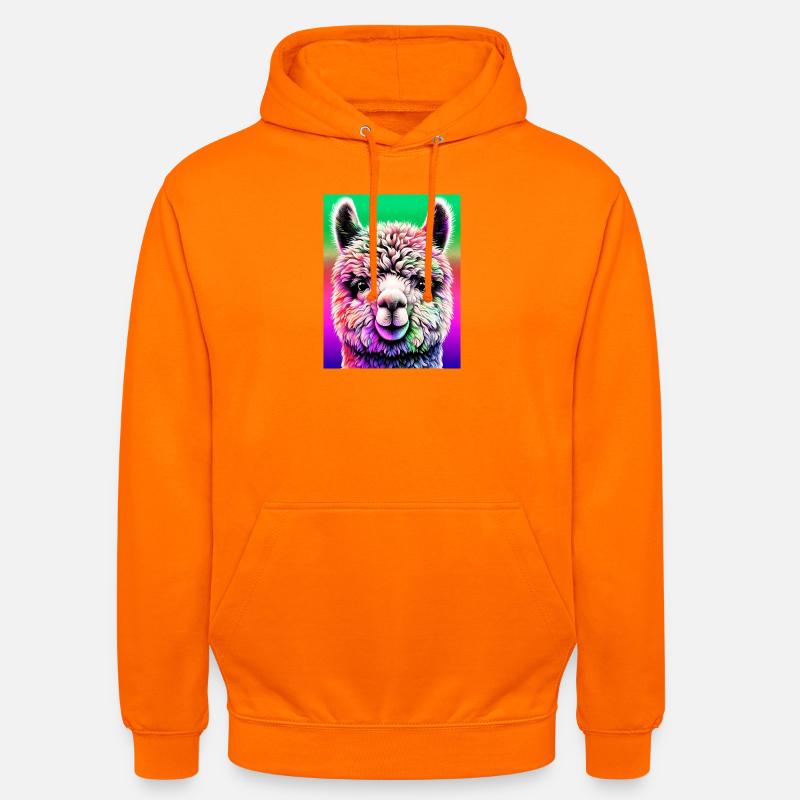 Alpaga - Sweat-shirt à capuche unisexe - orange