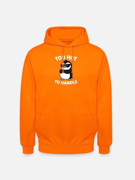 Pinguin Too Hot To Handle Sonnenbrille - Unisex Hoodie - Orange
