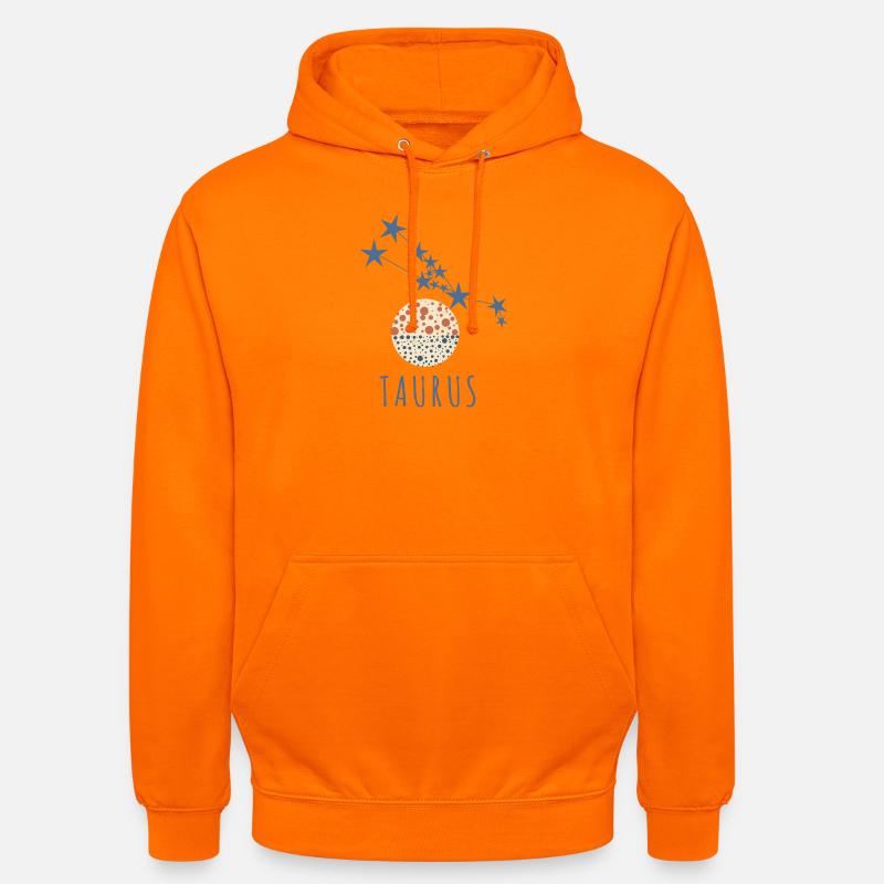 Das Sternbild Stier - Unisex Hoodie - Orange