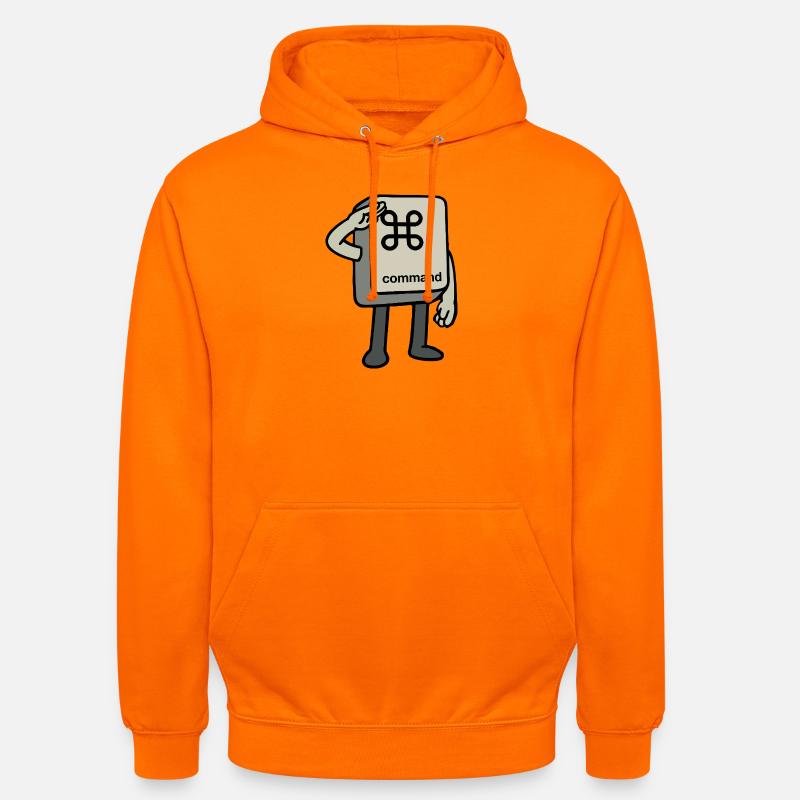 Clé de commande - Sweat-shirt à capuche unisexe - orange