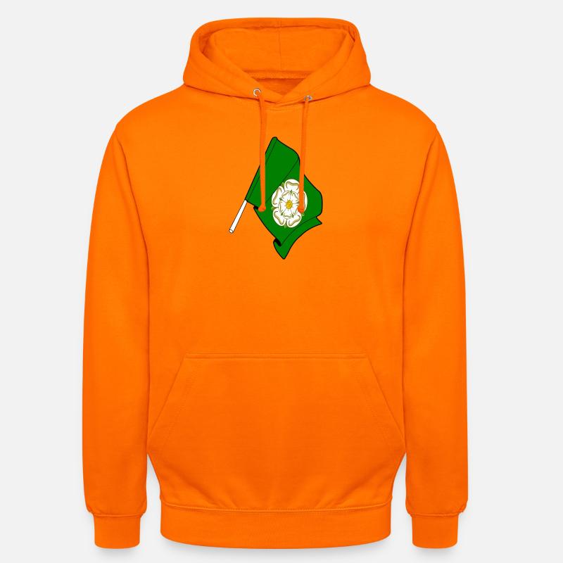 Drapeau du North Yorkshire - Sweat-shirt à capuche unisexe - orange