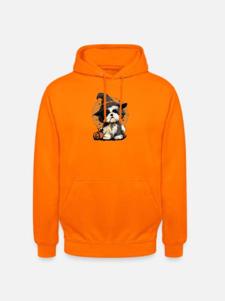 ShihTzu Halloween - Unisex Hoodie - Orange