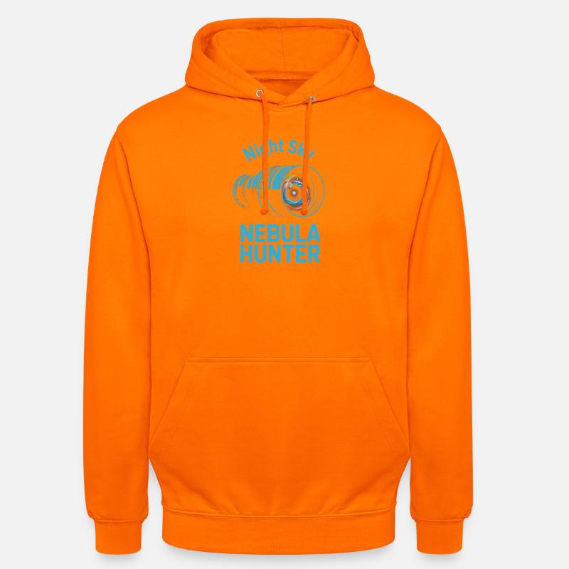 Night Sky Nebula Hunter - Unisex Hoodie - orange