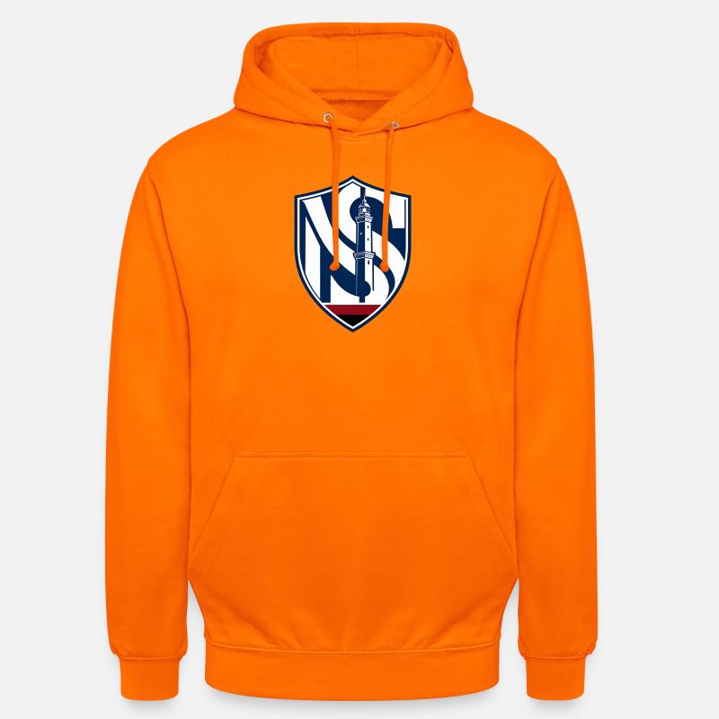 Phare dans la nuit - Sweat-shirt à capuche unisexe - orange