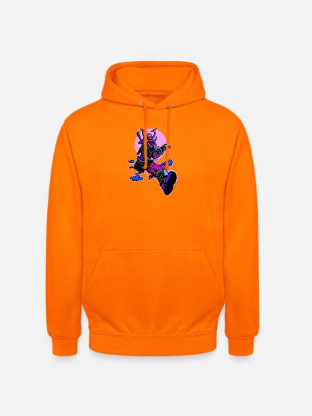 Samurai-Läufer - Unisex Hoodie - Orange