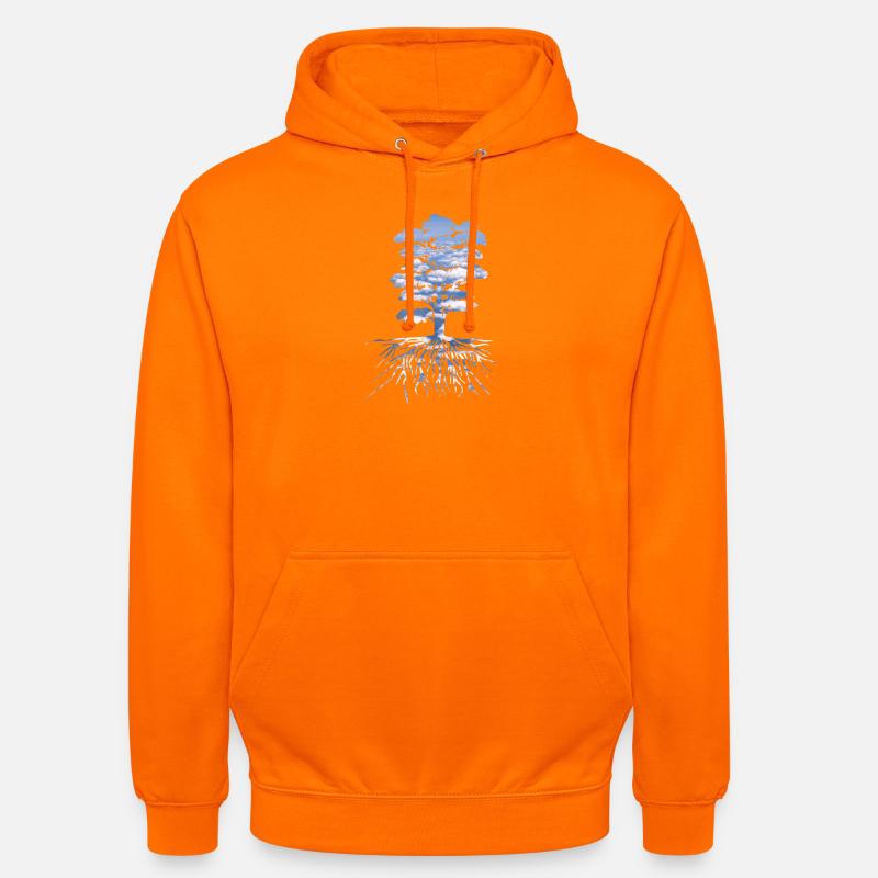 l'Arbre - Sweat-shirt à capuche unisexe - orange