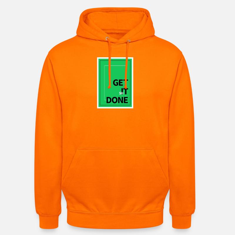 Motivation Get It Done Textdesign - Unisex Hoodie - Orange