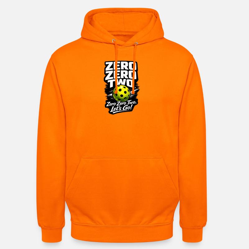 Zero Zero Two – Let's Go Ball - Unisex Hoodie - orange
