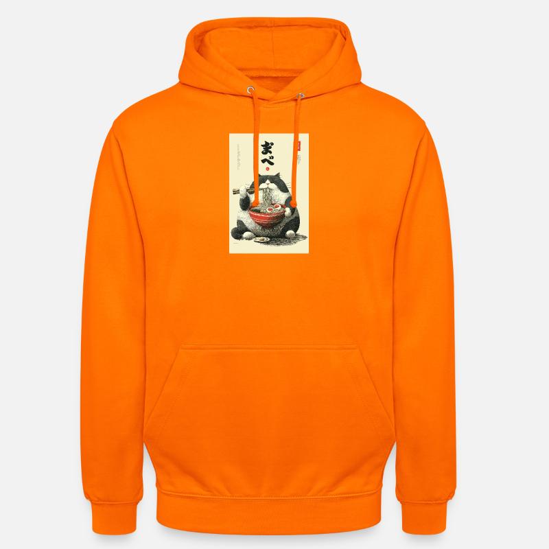 Banchetto del Ramen - Felpa con cappuccio unisex - arancione