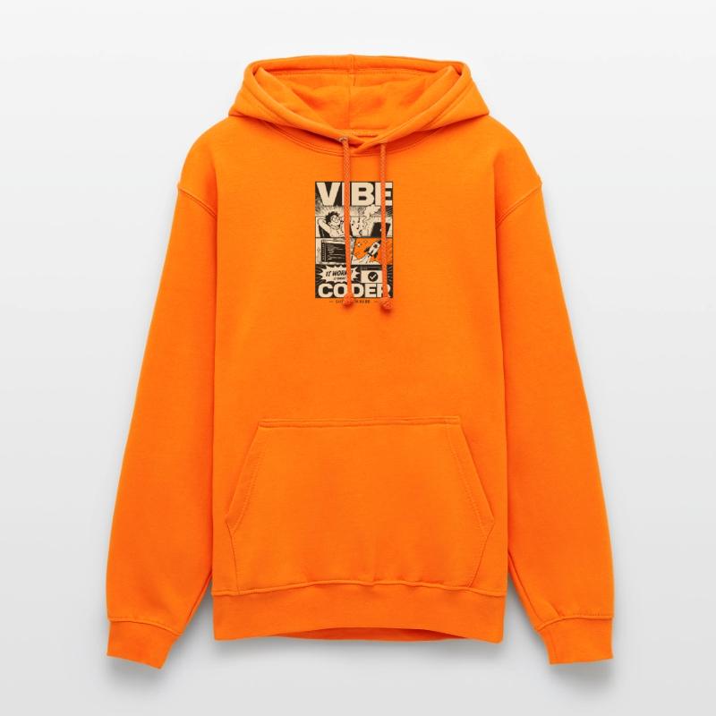 Vibe Coder Programmeur Humour Sweat-shirt à capuche unisexe