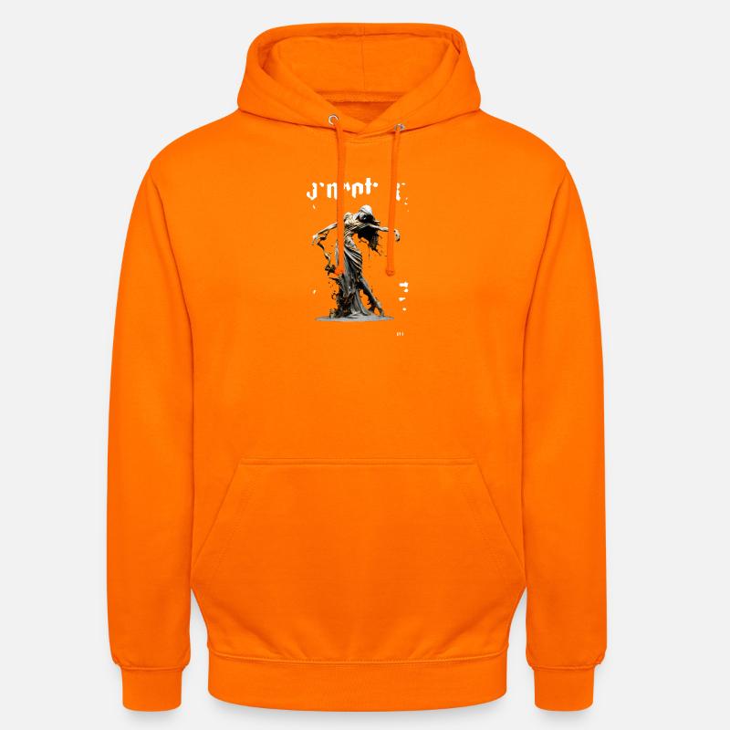 Statue de la rivière dorée - Sweat-shirt à capuche unisexe - orange