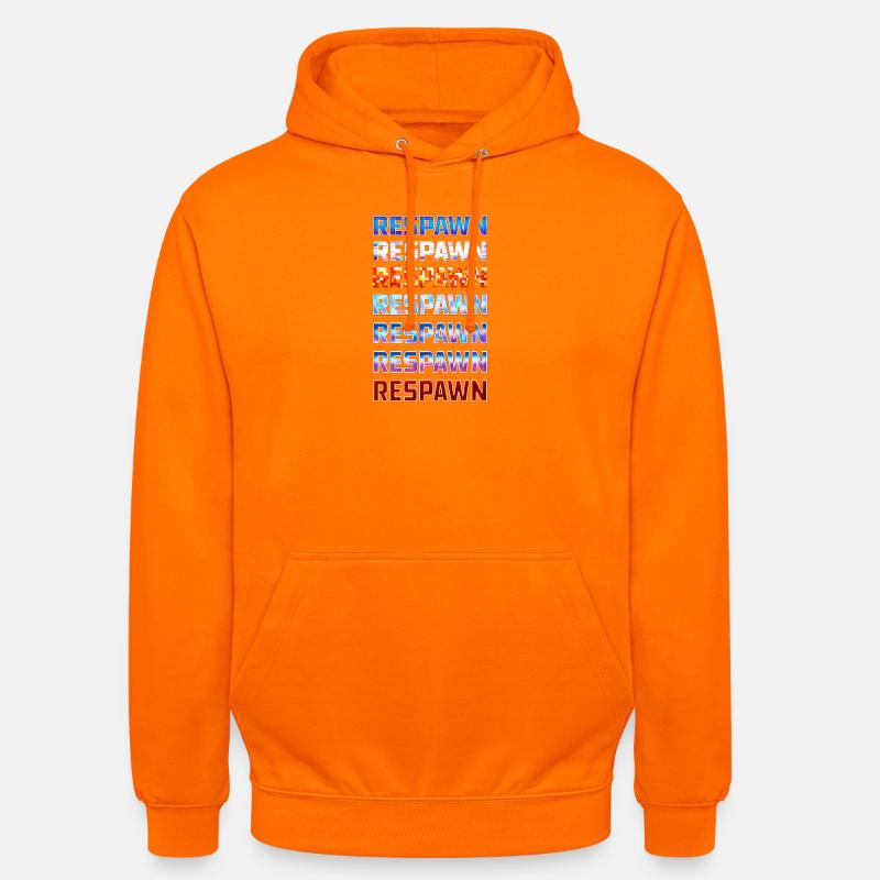 Respawn Neon Gradient Logo Style - Sweat-shirt à capuche unisexe - orange