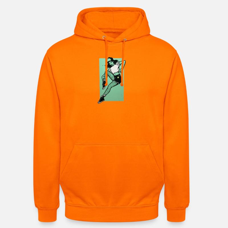Danseuse #4 - Sweat-shirt à capuche unisexe - orange