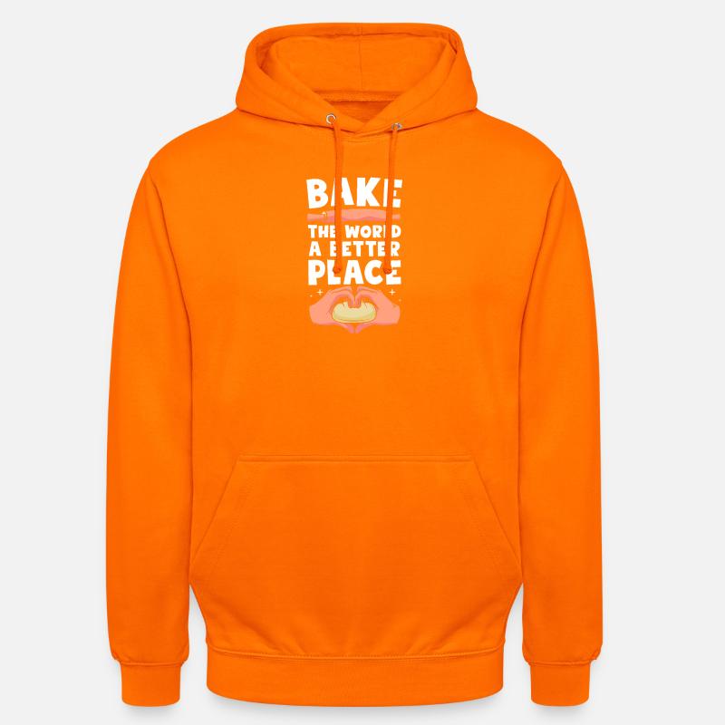 Baker Baker Baking - Sweat-shirt à capuche unisexe - orange