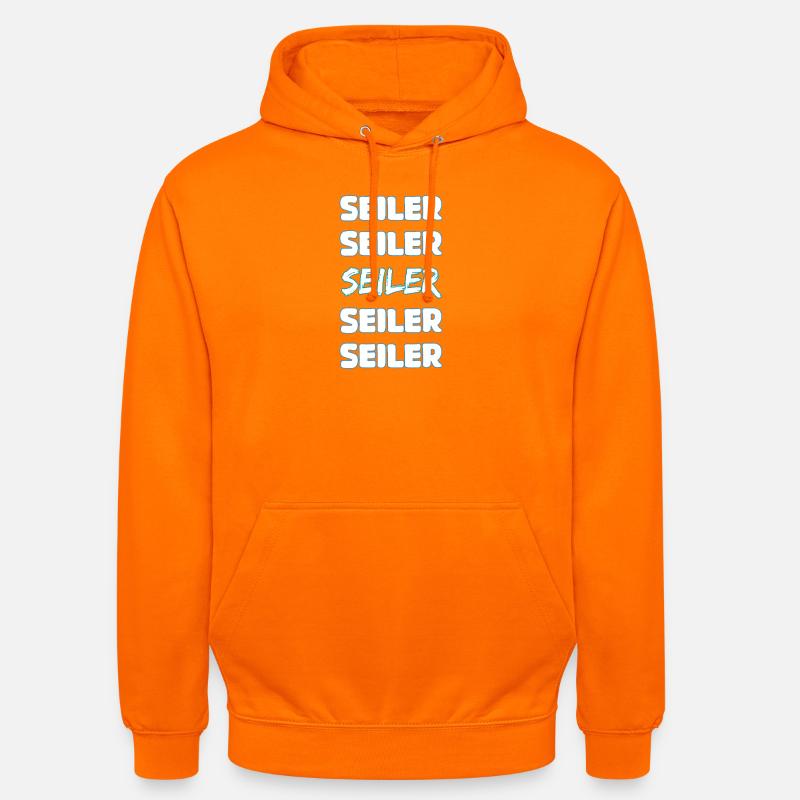 Métier de cordier - Sweat-shirt à capuche unisexe - orange