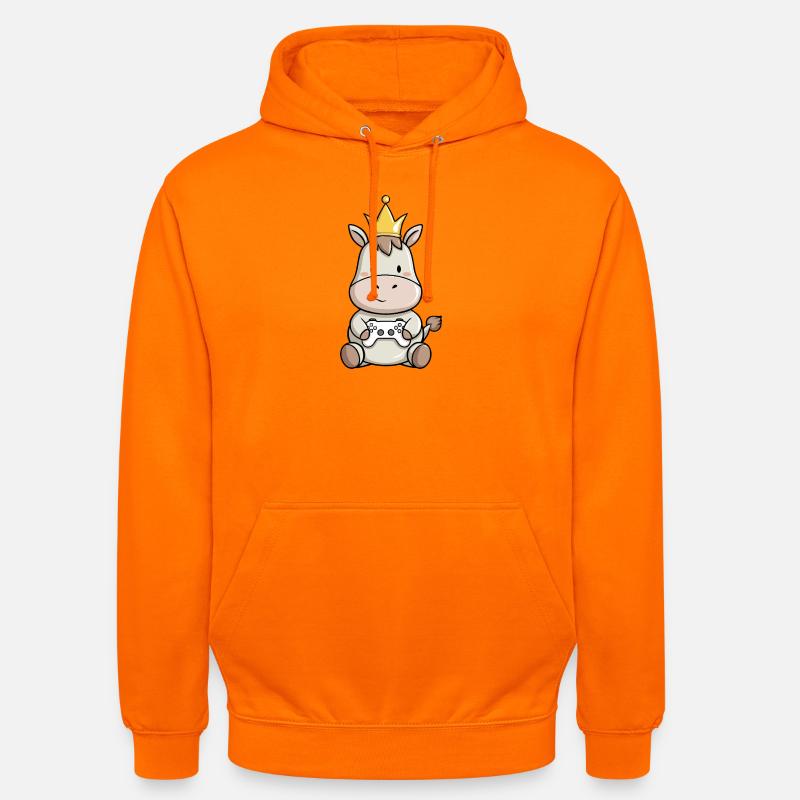 controller esel krone - Unisex Hoodie - Orange