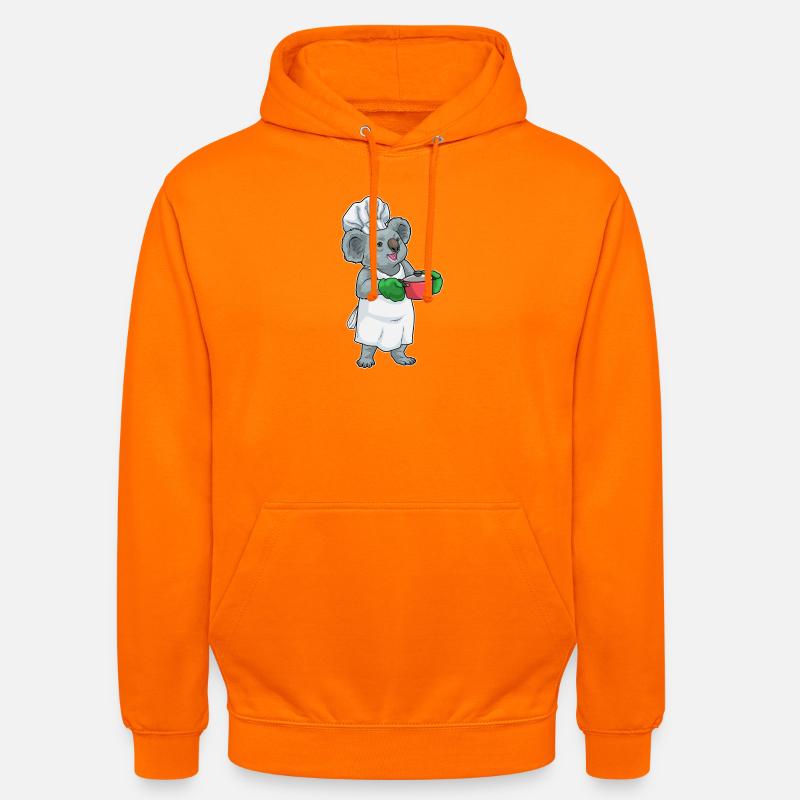 Cuisson en marmite de koala - Sweat-shirt à capuche unisexe - orange