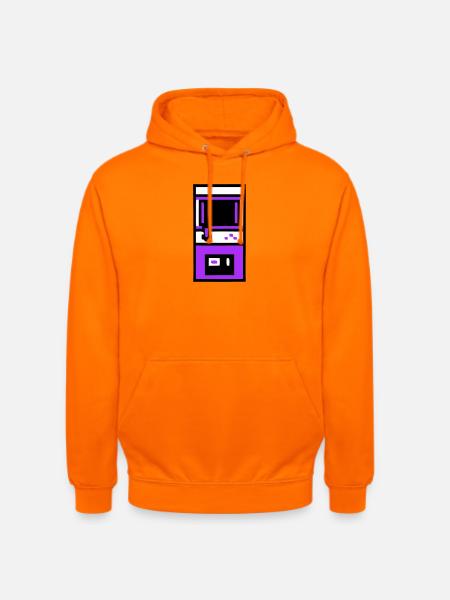 Nostalgic Arcade Automat Gamer - Unisex Hoodie - orange