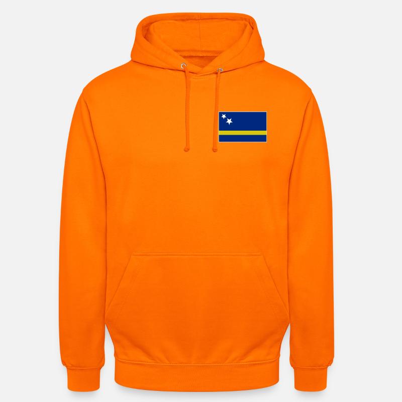 Drapeau de Curaçao - Sweat-shirt à capuche unisexe - orange