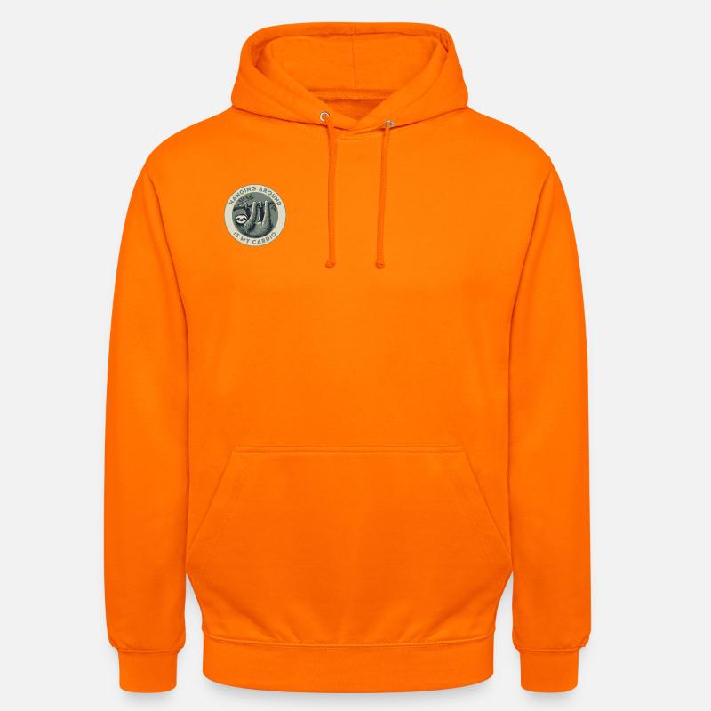 Traîner, c’est mon cardio - Sweat-shirt à capuche unisexe - orange