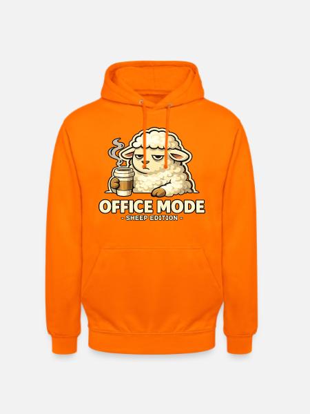 Office Mode Schaf-Edition - Unisex Hoodie - Orange