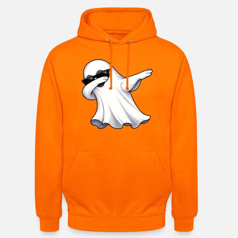 Dabbing Ghost - Unisex Hoodie - orange