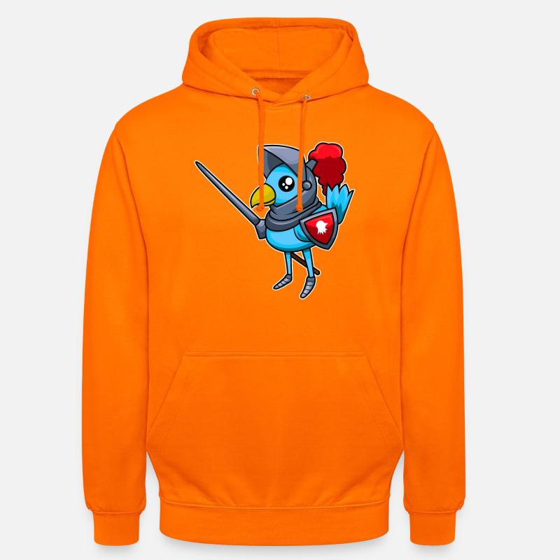 Chevalier chevalier - conception - Sweat-shirt à capuche unisexe - orange