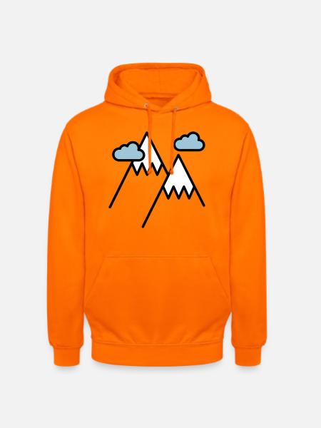 Der Berg ruft - Unisex Hoodie - Orange