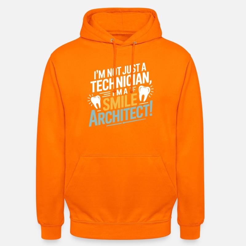 Zahntechniker Einzelkrone - Unisex Hoodie - Orange