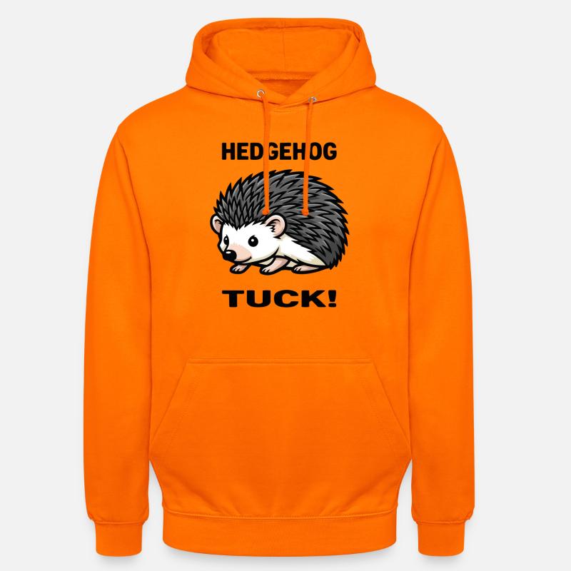 Igel-Igel-Igel-Dornengarten - Unisex Hoodie - Orange
