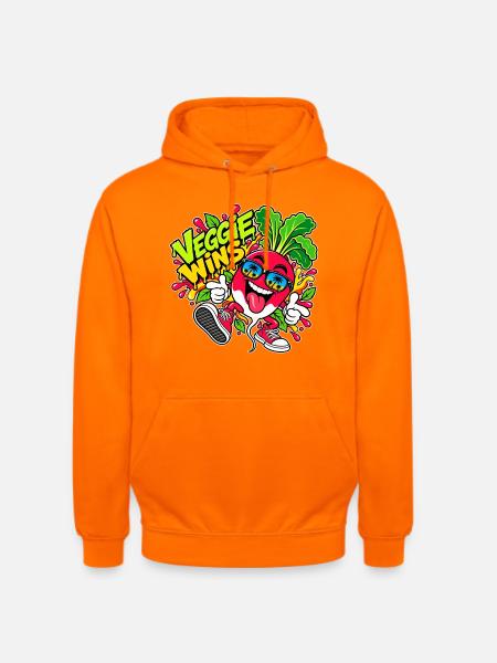 Cooles Radieschen - Unisex Hoodie - Orange