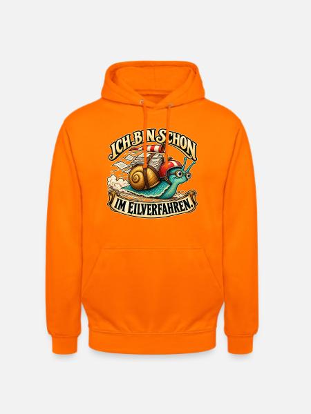 Eilschnecke - Unisex Hoodie - Orange