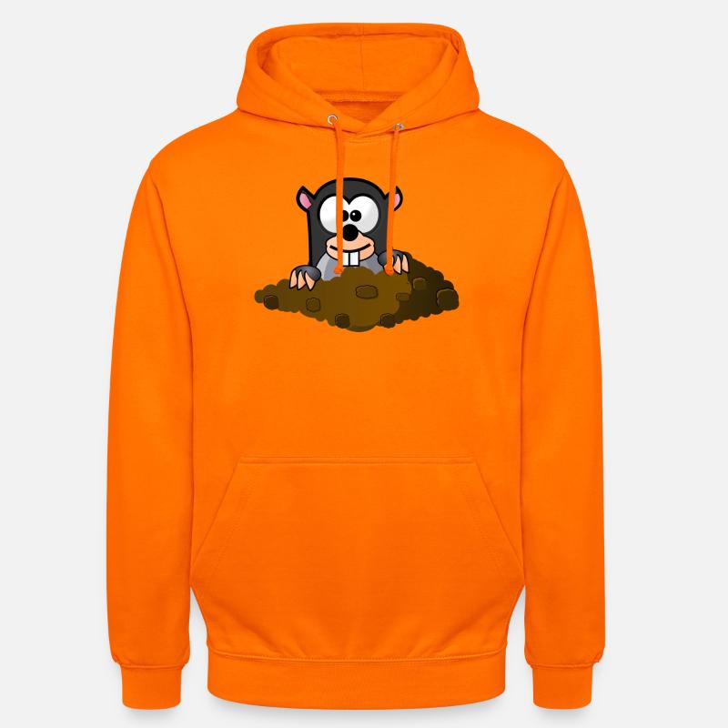 Molecule comic style - Unisex Hoodie - orange