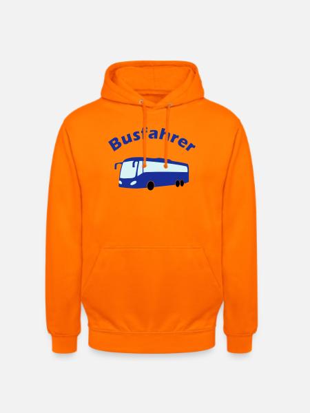 Busfahrer Design - Unisex Hoodie - Orange