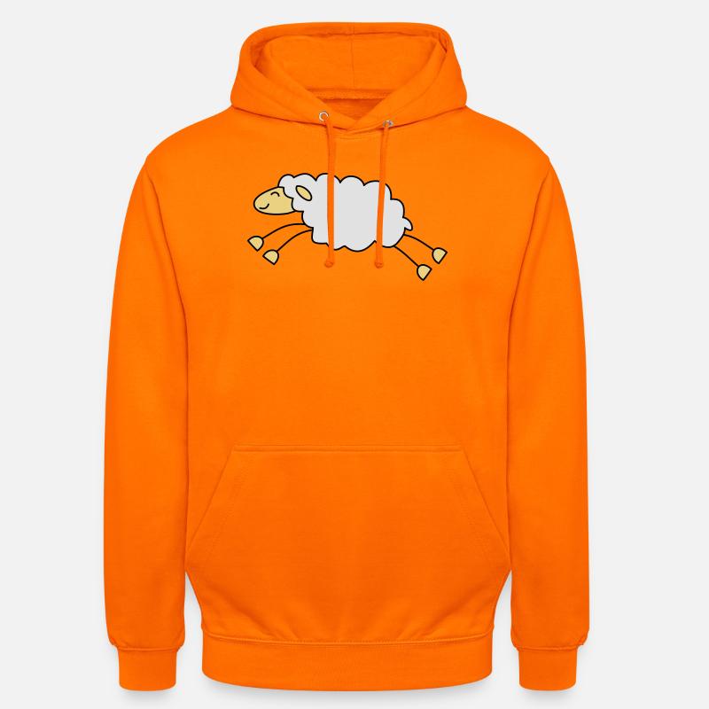 springendes schaf schäfer - Unisex Hoodie - Orange